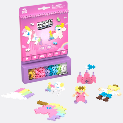 PUZZLE BY NUMBER ACTIVITY PAD - FAIRYTALE