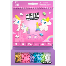 PUZZLE BY NUMBER ACTIVITY PAD - FAIRYTALE