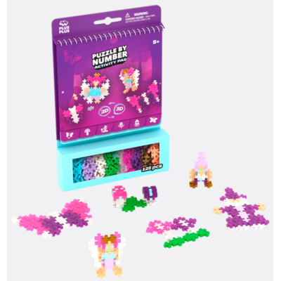 PUZZLE BY NUMBER ACTIVITY PAD - ENCHANTED FOREST