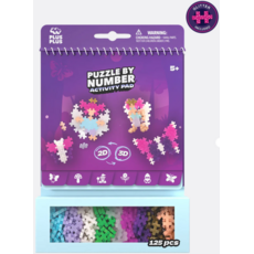 PUZZLE BY NUMBER ACTIVITY PAD - ENCHANTED FOREST