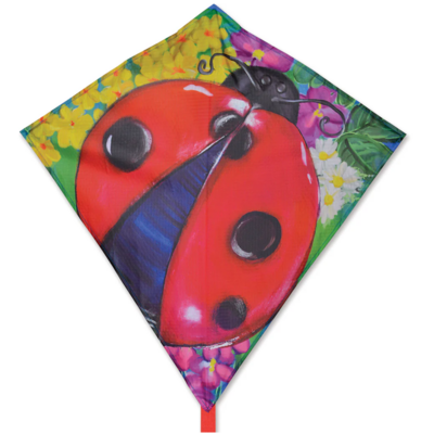 PREMIER KITE 25" DIAMOND KITE LADYBUG