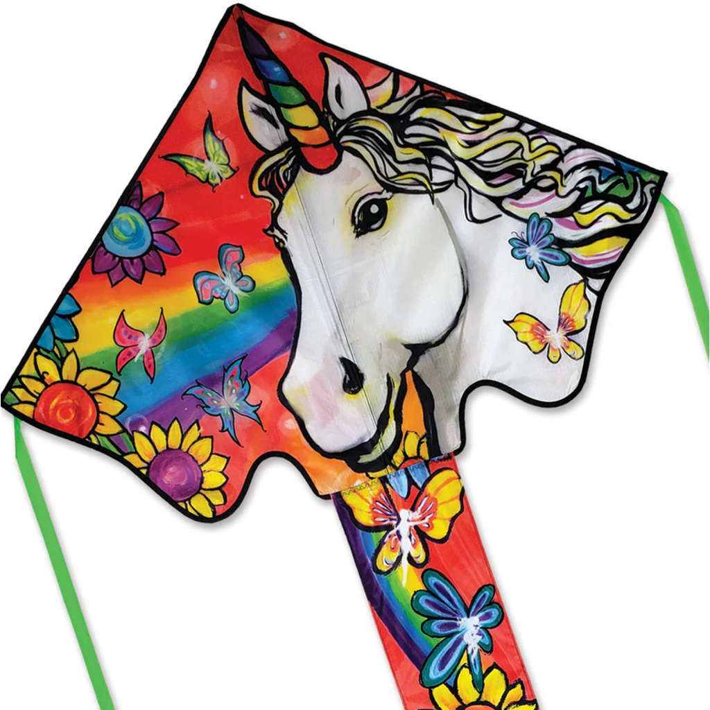 PREMIER KITE LARGE EASY FLYER KITE - UNICORN FLOWERS