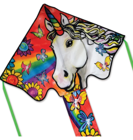 PREMIER KITE LARGE EASY FLYER KITE - UNICORN FLOWERS