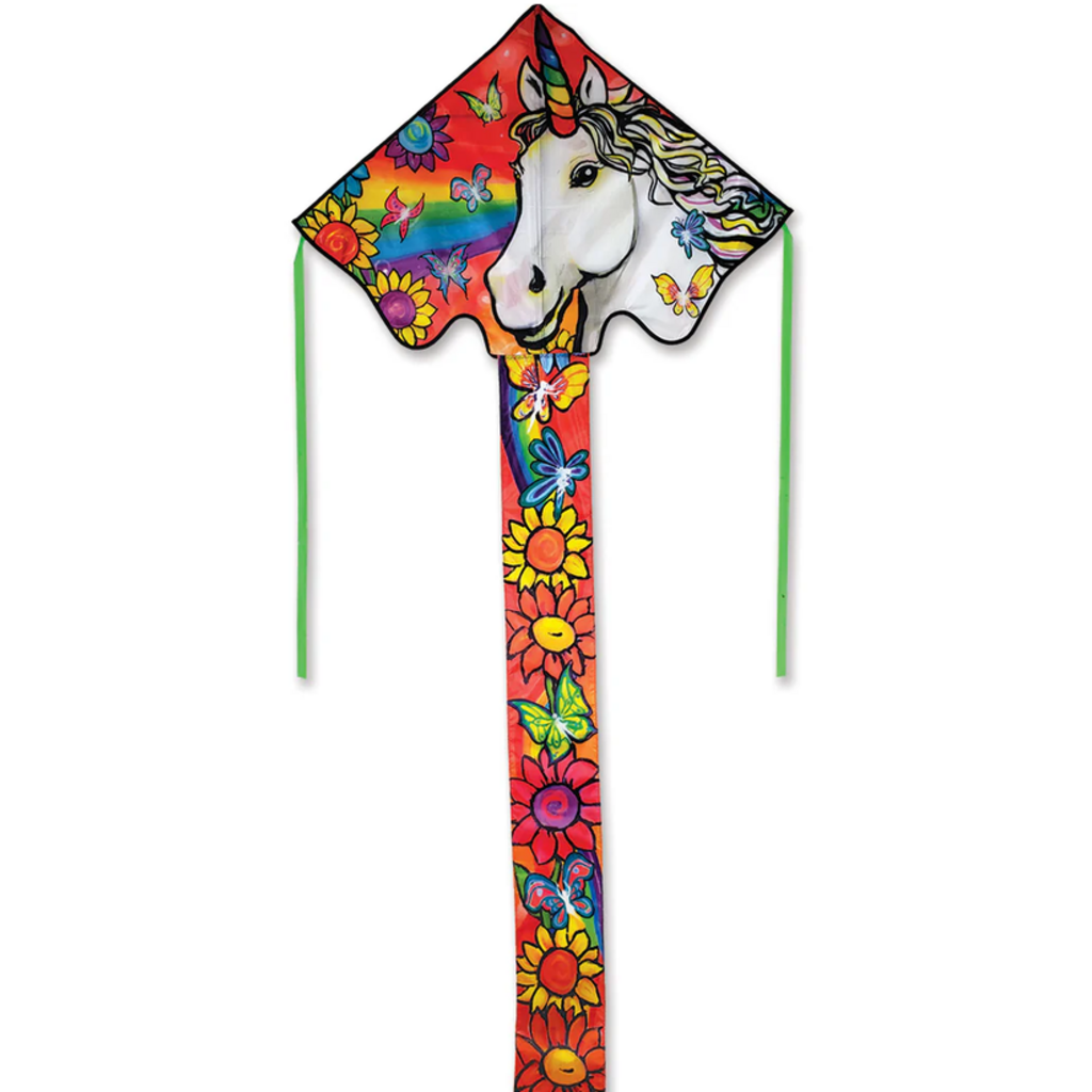 PREMIER KITE LARGE EASY FLYER KITE - UNICORN FLOWERS
