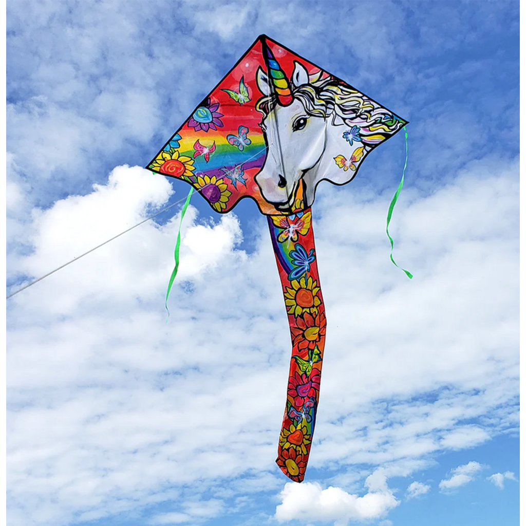 PREMIER KITE LARGE EASY FLYER KITE - UNICORN FLOWERS
