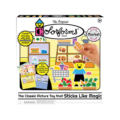 COLORFORMS MARKET PICTURE PLAYSET
