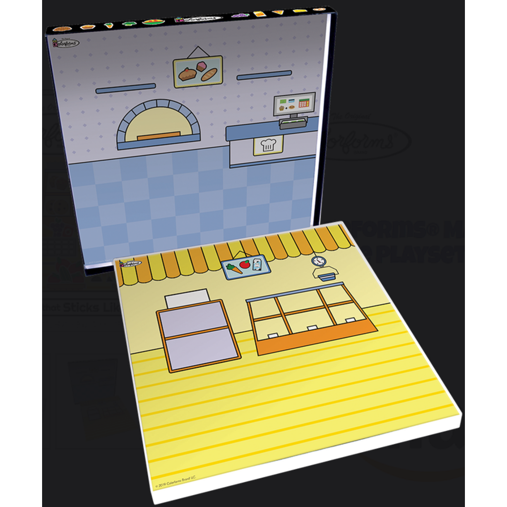 COLORFORMS MARKET PICTURE PLAYSET
