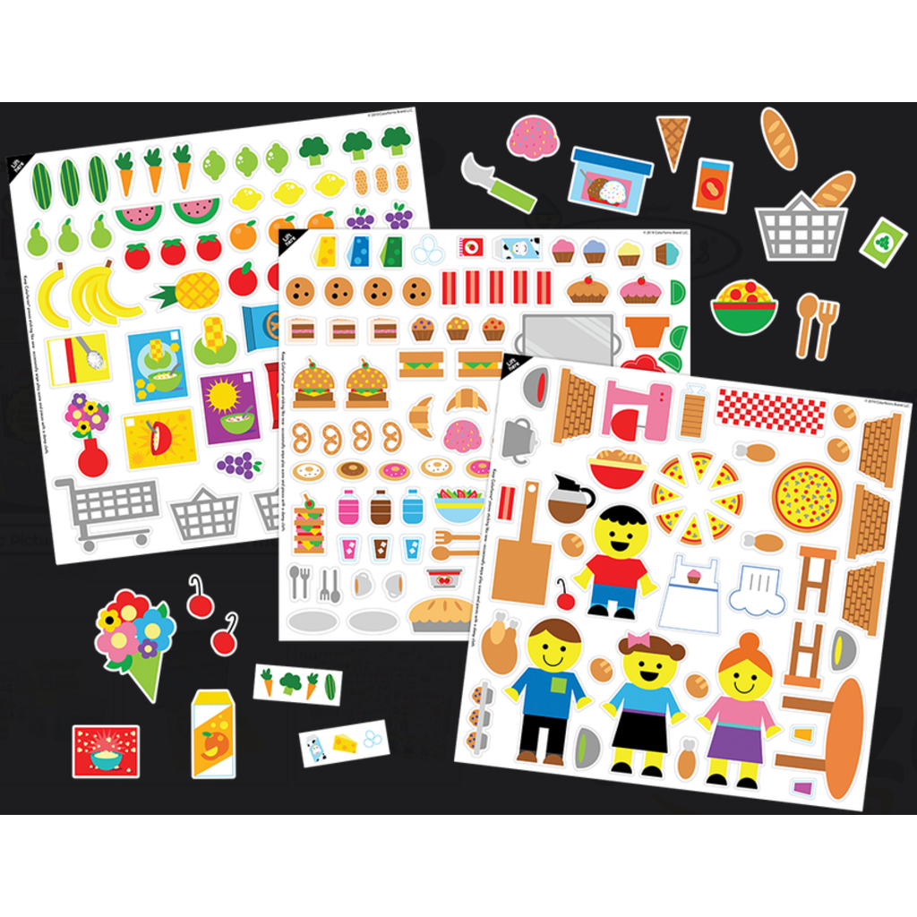 COLORFORMS MARKET PICTURE PLAYSET