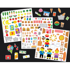 COLORFORMS MARKET PICTURE PLAYSET