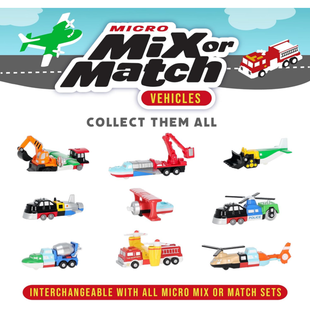 MICRO MIX OR MATCH VEHICLES DELUXE 2