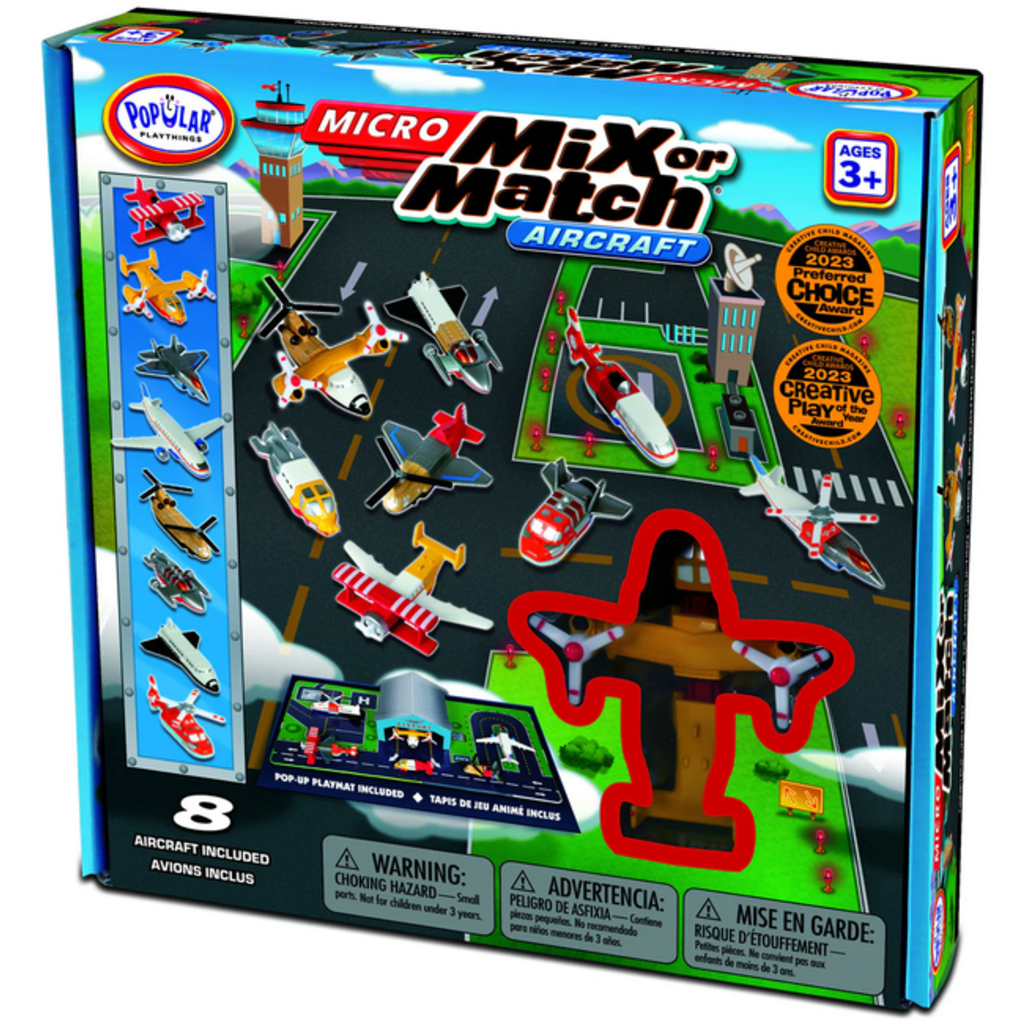 POPULAR PLAYTHINGS MICRO MIX OR MATCH AIRCRAFT