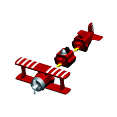 POPULAR PLAYTHINGS MICRO MIX OR MATCH AIRCRAFT