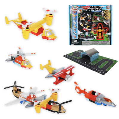POPULAR PLAYTHINGS MICRO MIX OR MATCH AIRCRAFT