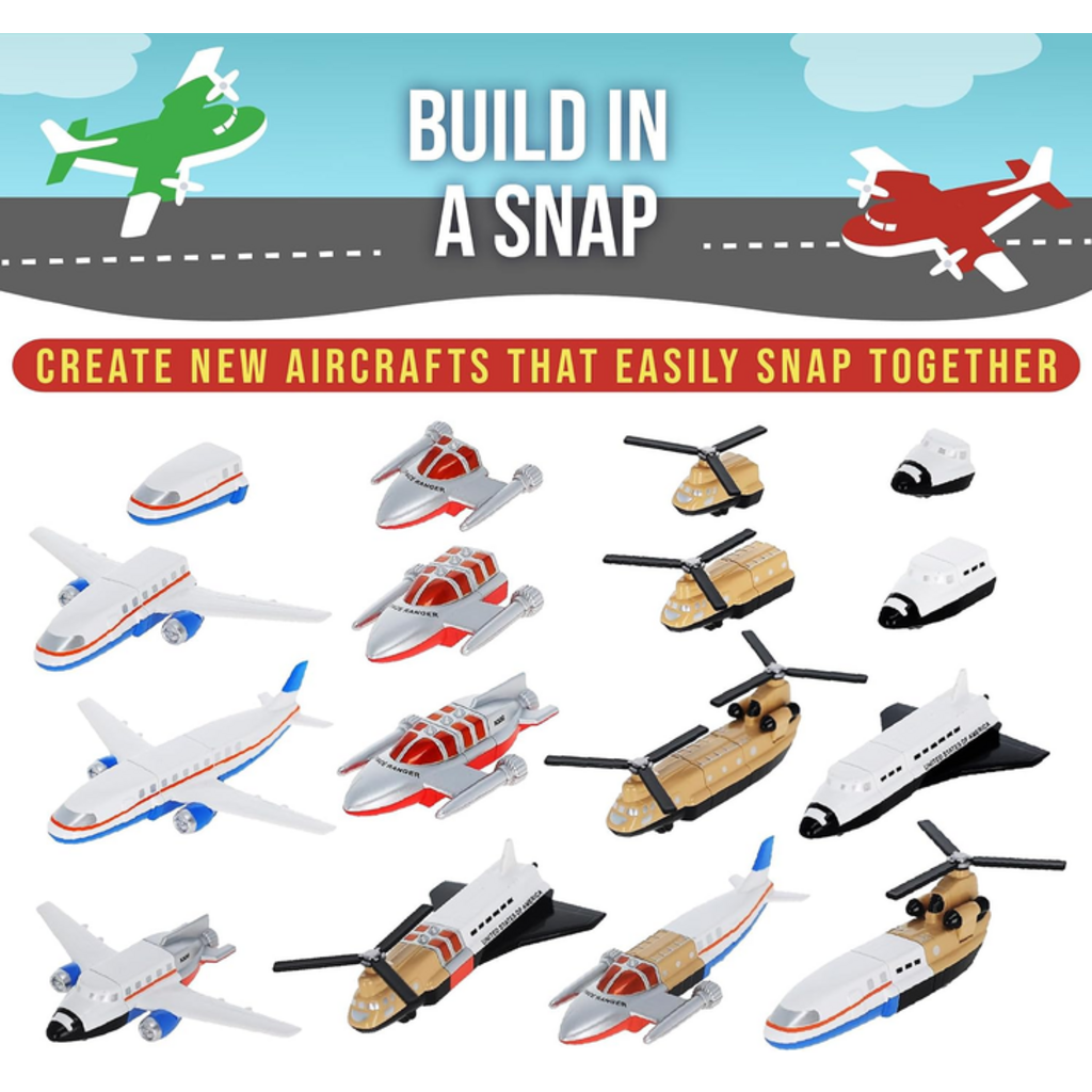 POPULAR PLAYTHINGS MICRO MIX OR MATCH AIRCRAFT