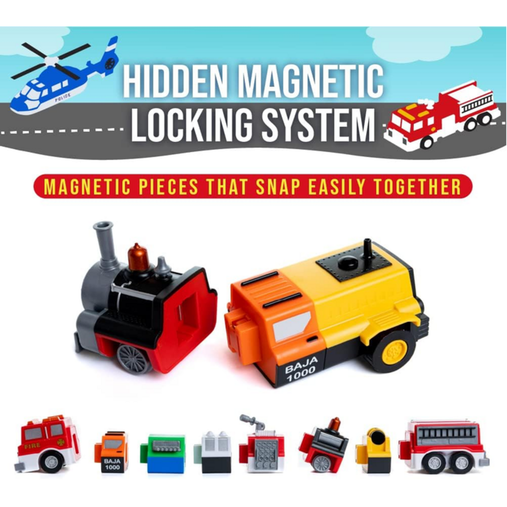 MAGNETIC MIX OR MATCH VEHICLES DELUXE 2