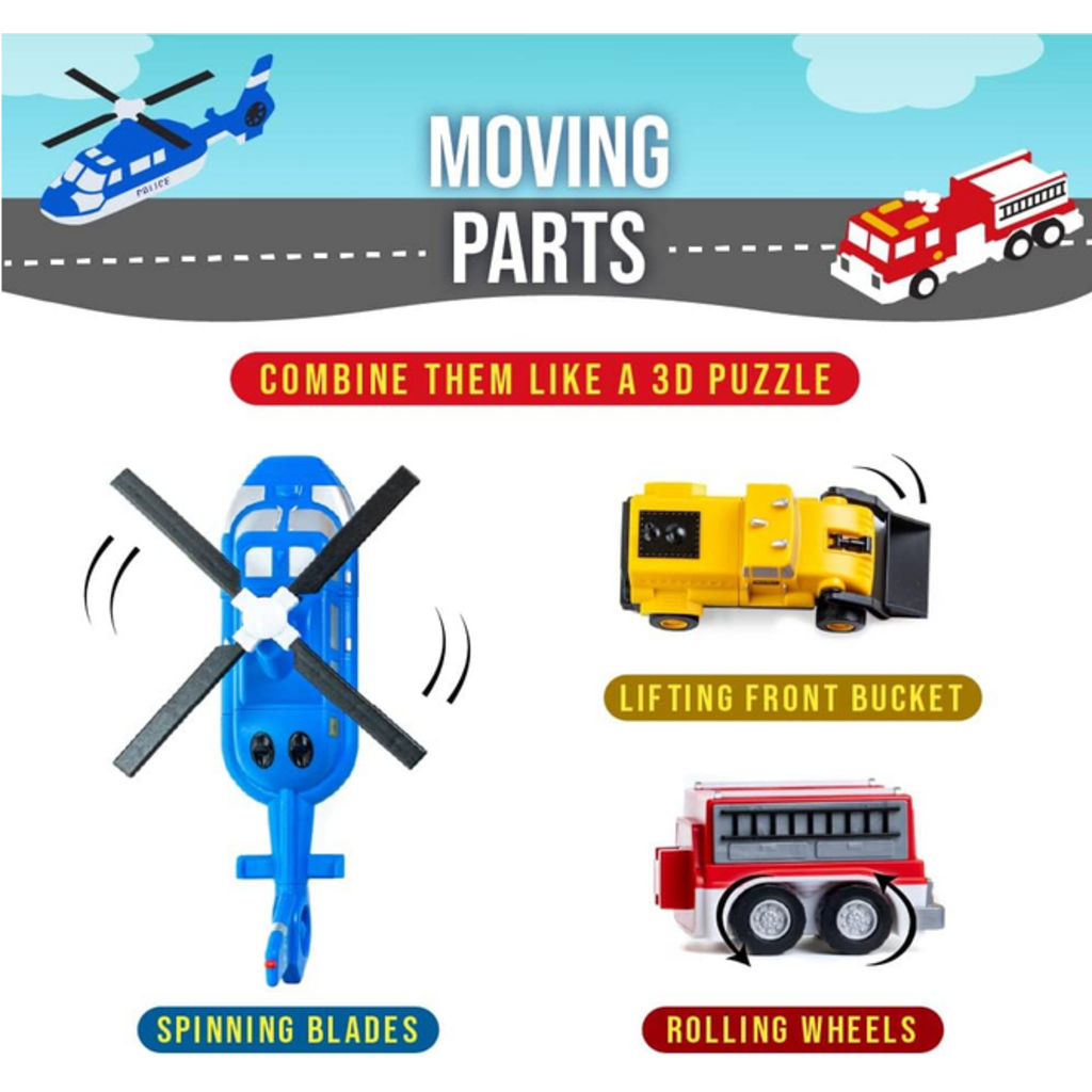 MAGNETIC MIX OR MATCH VEHICLES DELUXE 2