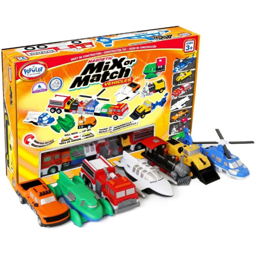 MAGNETIC MIX OR MATCH VEHICLES DELUXE 2
