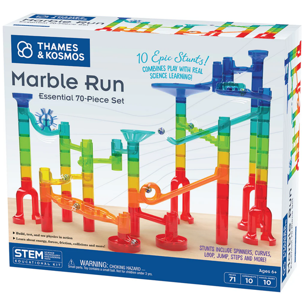 THAMES & KOSMOS MARBLE RUN ESSENTIAL 70 PIECE SET