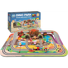 THIN AIR BRANDS DELUXE DINO PARK TRAIN PUZZLE PLAYSET