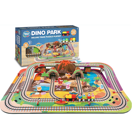 THIN AIR BRANDS DELUXE DINO PARK TRAIN PUZZLE PLAYSET