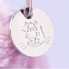 JELLY CAT THISTLEPOP BLOSSOM BUNNY BAG CHARM