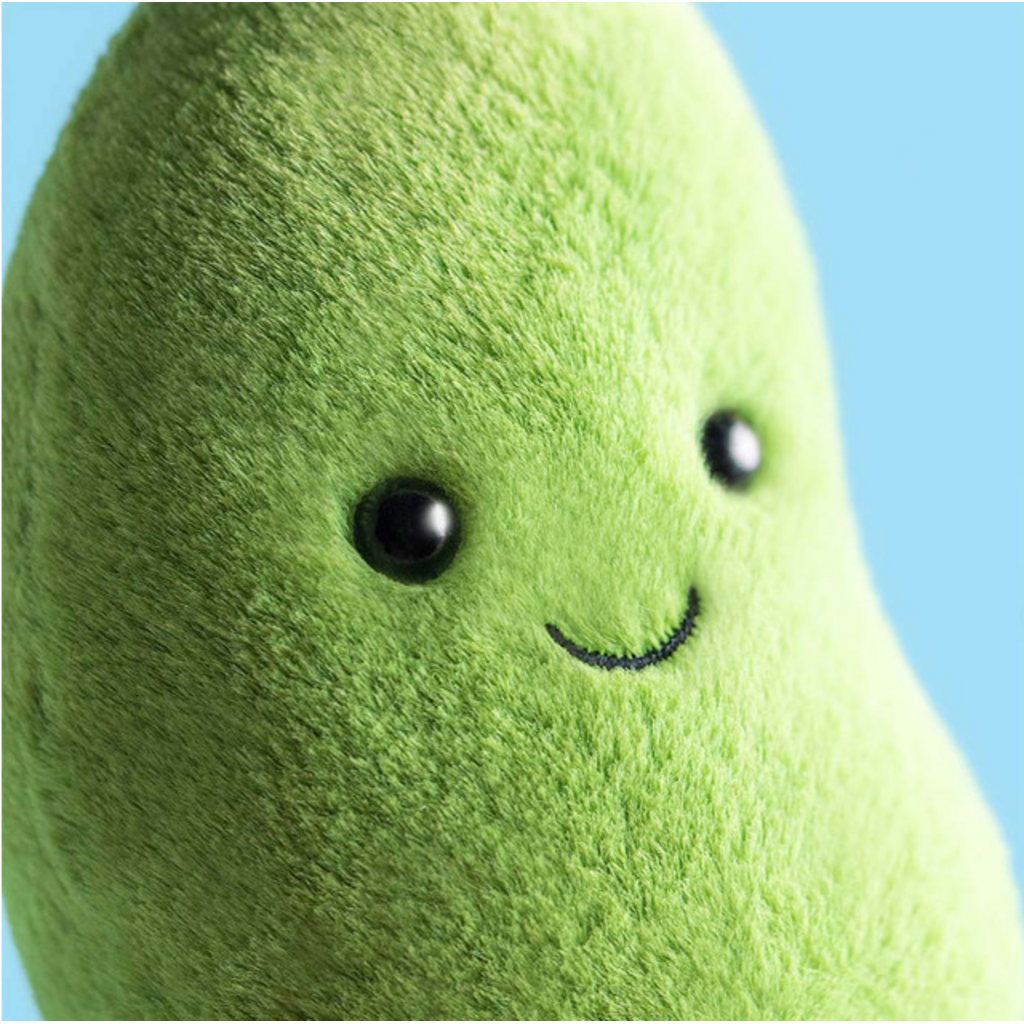 JELLY CAT AMUSEABLES SOYELLA EDAMAME BEAN