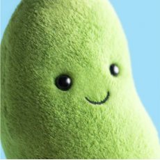 JELLY CAT AMUSEABLES SOYELLA EDAMAME BEAN