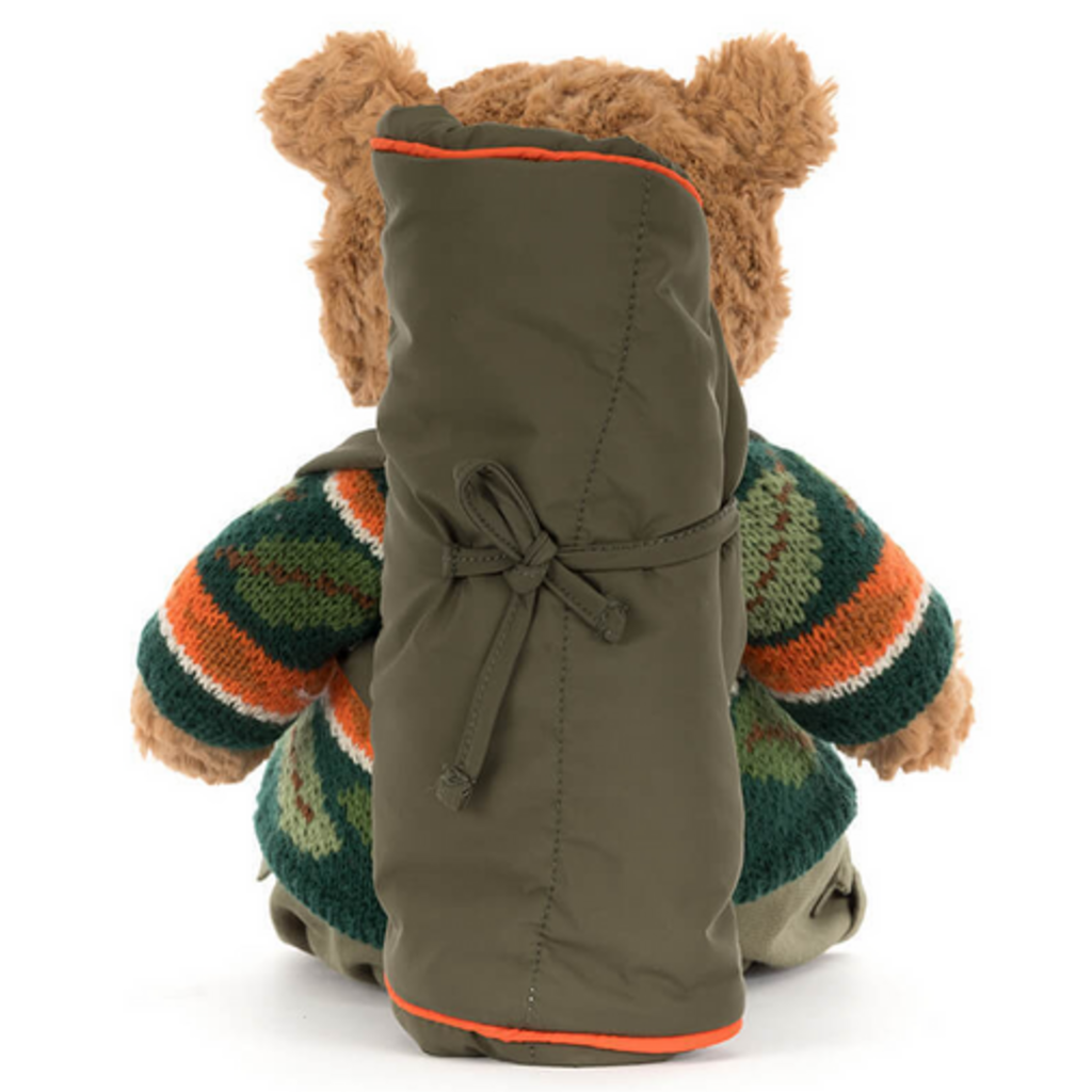 JELLY CAT BARTHOLOMEW BEAR HIKING OUTFIT