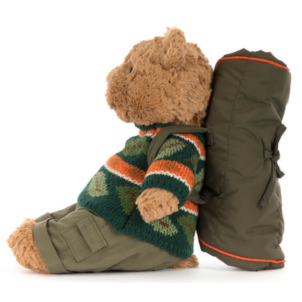 JELLY CAT BARTHOLOMEW BEAR HIKING OUTFIT
