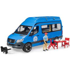BRUDER TOYS AMERICA MERCEDES-BENZ SPRINTER CAMPER WITH DRIVER BRUDER