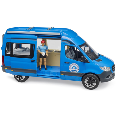 BRUDER TOYS AMERICA MERCEDES-BENZ SPRINTER CAMPER WITH DRIVER BRUDER