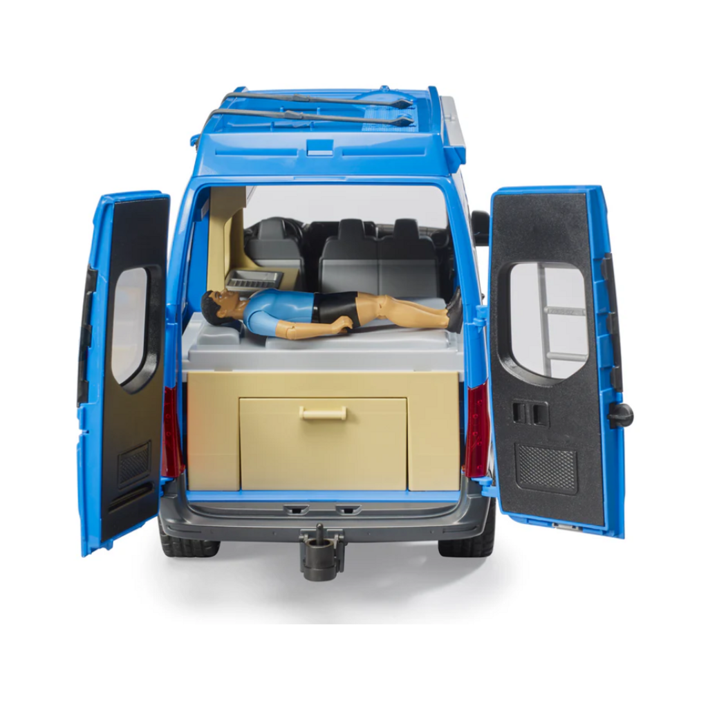 BRUDER TOYS AMERICA MERCEDES-BENZ SPRINTER CAMPER WITH DRIVER BRUDER