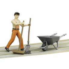BRUDER TOYS AMERICA MUNICIPAL WORKER FIGURE SET BRUDER