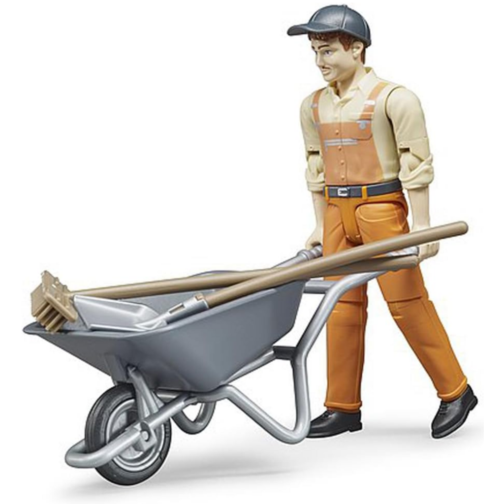 BRUDER TOYS AMERICA MUNICIPAL WORKER FIGURE SET BRUDER