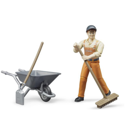BRUDER TOYS AMERICA MUNICIPAL WORKER FIGURE SET BRUDER