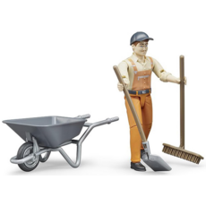 BRUDER TOYS AMERICA MUNICIPAL WORKER FIGURE SET BRUDER