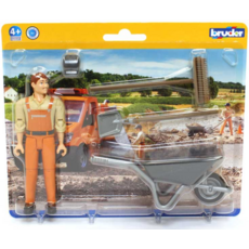 BRUDER TOYS AMERICA MUNICIPAL WORKER FIGURE SET BRUDER