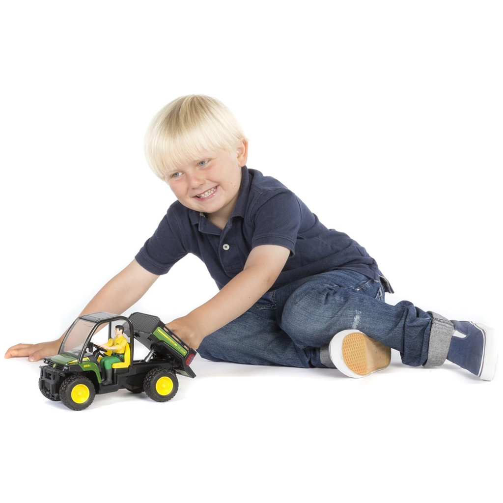 BRUDER TOYS AMERICA JOHN DEERE GATOR XUV 855D WITH DRIVER BRUDER