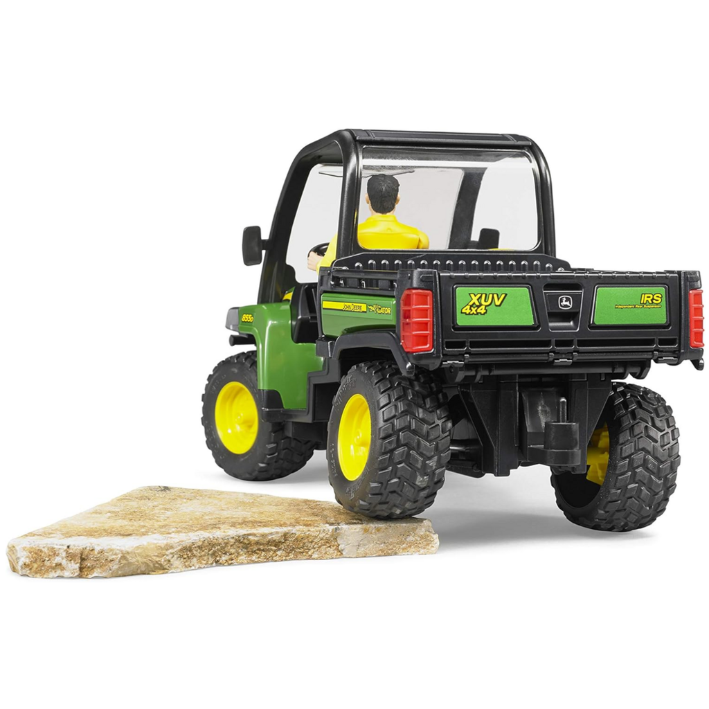 BRUDER TOYS AMERICA JOHN DEERE GATOR XUV 855D WITH DRIVER BRUDER