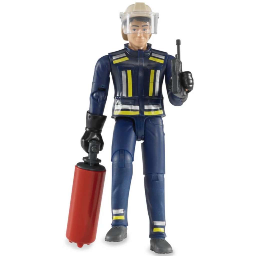 BRUDER TOYS AMERICA FIREFIGHTER BWORLD FIGURE BRUDER