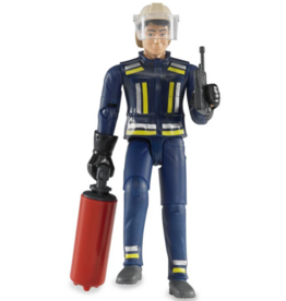 BRUDER TOYS AMERICA FIREFIGHTER BWORLD FIGURE BRUDER