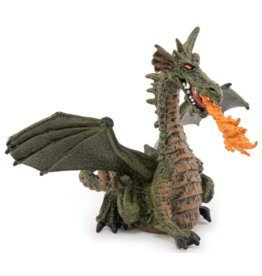 PAPO GREEN WINGED DRAGON WITH FLAME