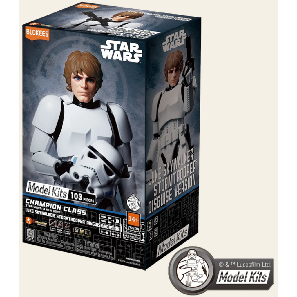 BLOKEES CHAMPION CLASS LUKE SKYWALKER STORMTROOPER DISGUISE VERSION