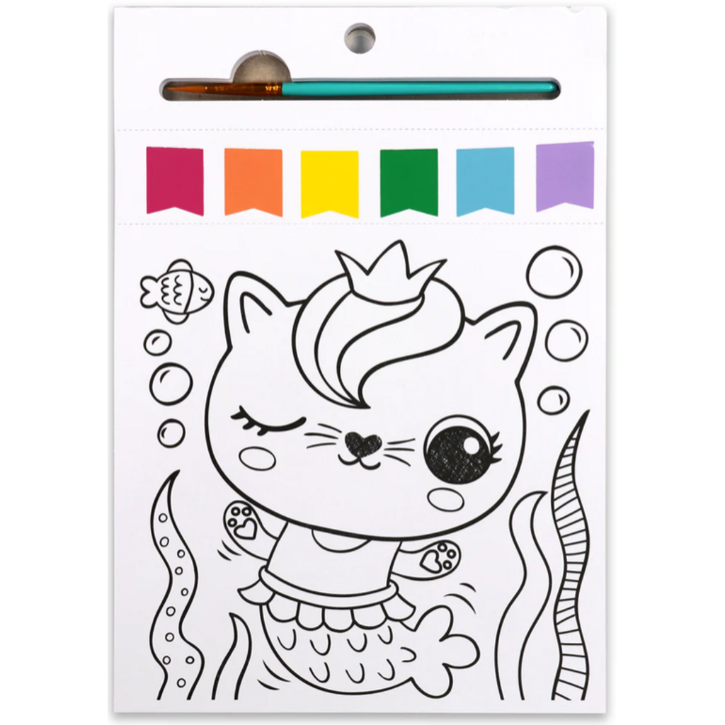 BRIGHT STRIPES PAINT PAGES MAGICAL CREATURES