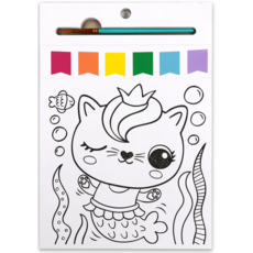 BRIGHT STRIPES PAINT PAGES MAGICAL CREATURES