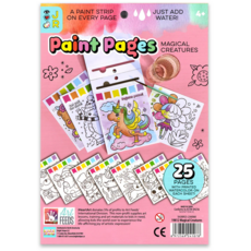 BRIGHT STRIPES PAINT PAGES MAGICAL CREATURES