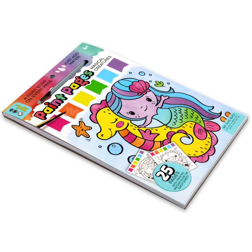 BRIGHT STRIPES PAINT PAGES MAGICAL CREATURES