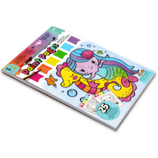 BRIGHT STRIPES PAINT PAGES MAGICAL CREATURES