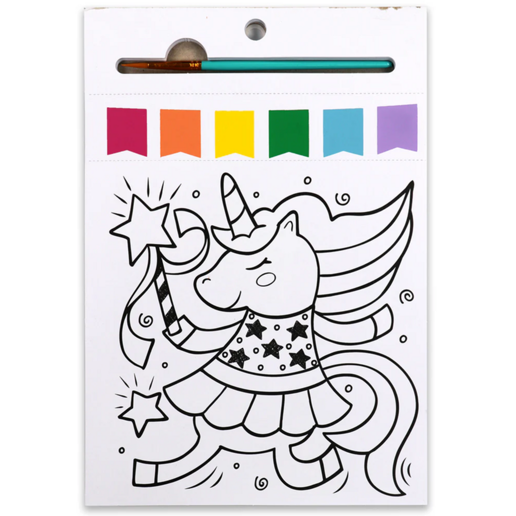 BRIGHT STRIPES PAINT PAGES MAGICAL CREATURES