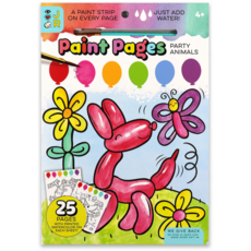 BRIGHT STRIPES PAINT PAGES PARTY ANIMALS